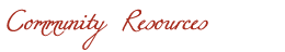 Community Resources
